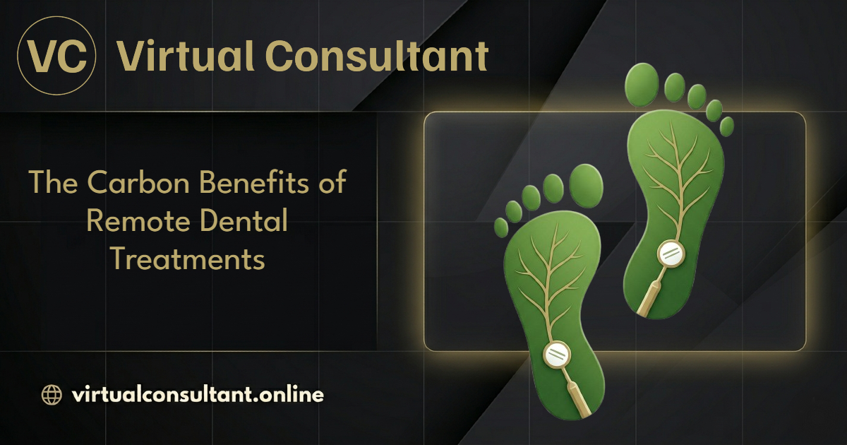 The Carbon Benefits of Remote Dental Treatments