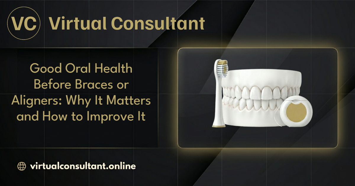 Good Oral Health Before Braces or Aligners: Why It Matters and How to Improve It