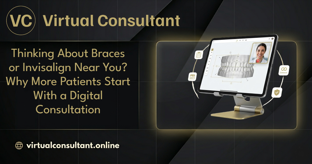 Thinking About Braces or Invisalign Near You? Why More Patients Start With a Digital Consultation